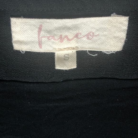 Fanco Black Crop Top Tank - Size Small - Picture 10 of 11